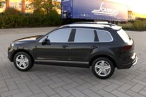 Volkswagen Touareg 2010-2018 Rear Bar Stainless Steel photo 2