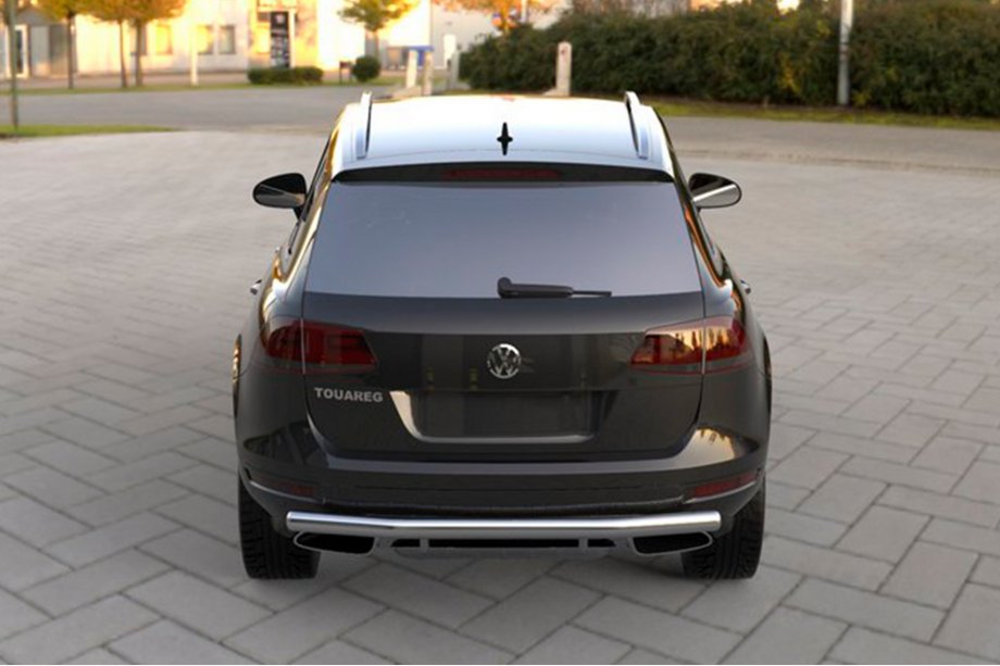 Volkswagen Touareg 2010-2018 Rear Bar Stainless Steel Image