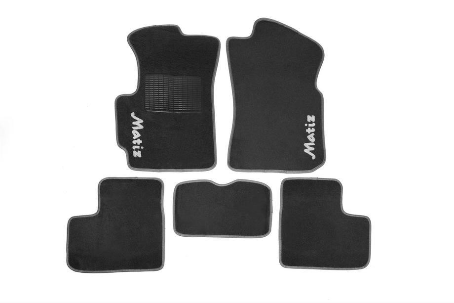 Daewoo Matiz 1998-2008 Textile Car Floor Mats (Velgum) Image