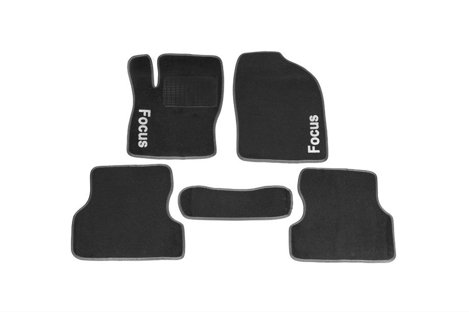 Ford Focus II 2008-2011 Textile Car Floor Mats (Velgum) Image