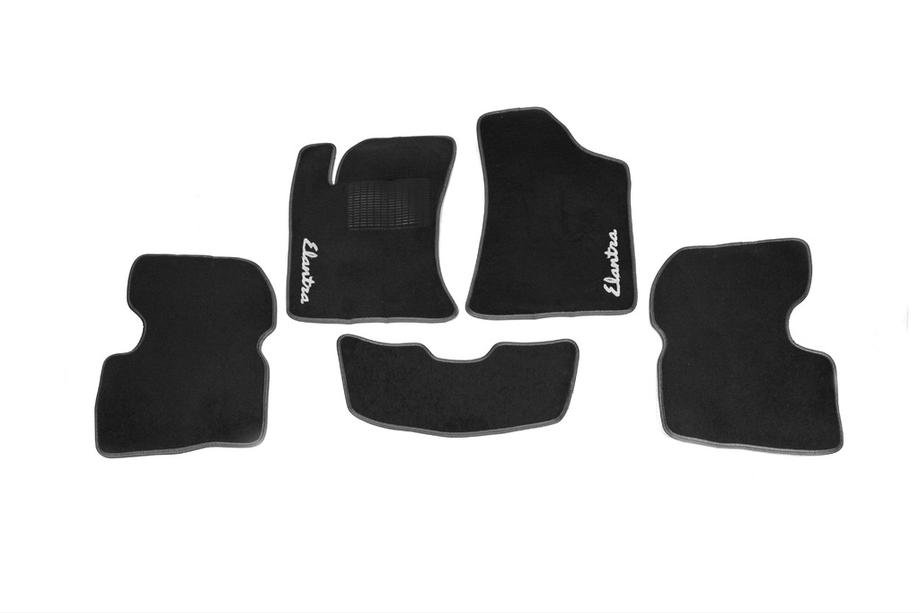 Hyundai Elantra (HD) 2006-2011 Textile Car Floor Mats (Velgum) Image