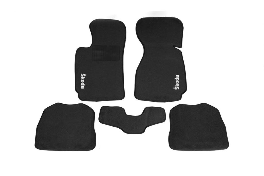 Skoda Superb 2001-2009 Textile Car Floor Mats (Velgum) Image