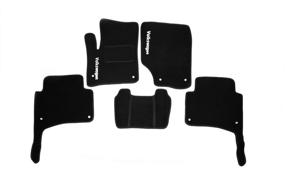 Volkswagen Touareg 2002–2010 Textile Car Floor Mats (Velgum) Image