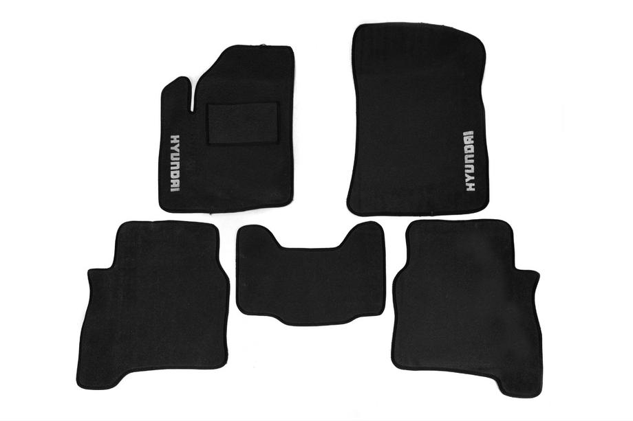 Hyundai Santa Fe 2 2006-2012 Textile Car Floor Mats (Saek) Image