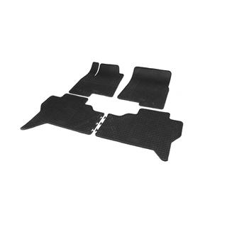 Rubber Floor Mats (4 pcs, Polytep) Mitsubishi Pajero Wagon III 1999-2006