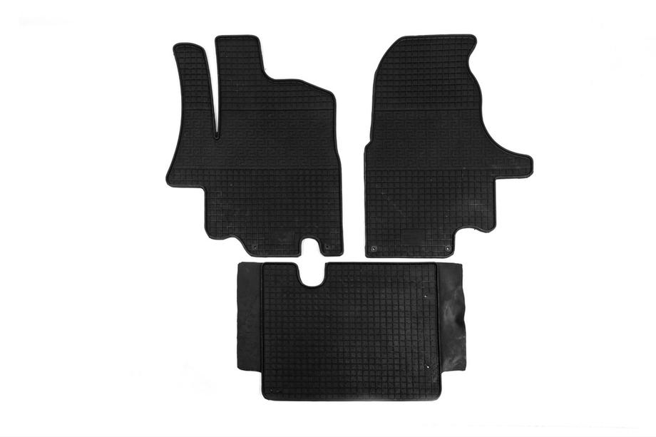 Renault Master 1998-2010 Rubber Floor Mats (3 pcs, Polytep) Image