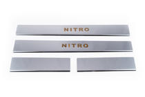 Dodge Nitro 2006-2011 Carmos stainless steel door sill covers lower part photo 2