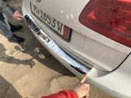 Volkswagen Touran 2010-2015 Rear Bumper Protector Carmos Stainless Steel photo 3