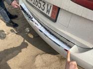 Volkswagen Touran 2010-2015 Rear Bumper Protector Carmos Stainless Steel photo 4