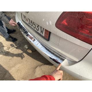 Rear Bumper Protector Carmos Stainless Steel photo 3