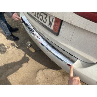 Rear Bumper Protector Carmos Stainless Steel photo 4