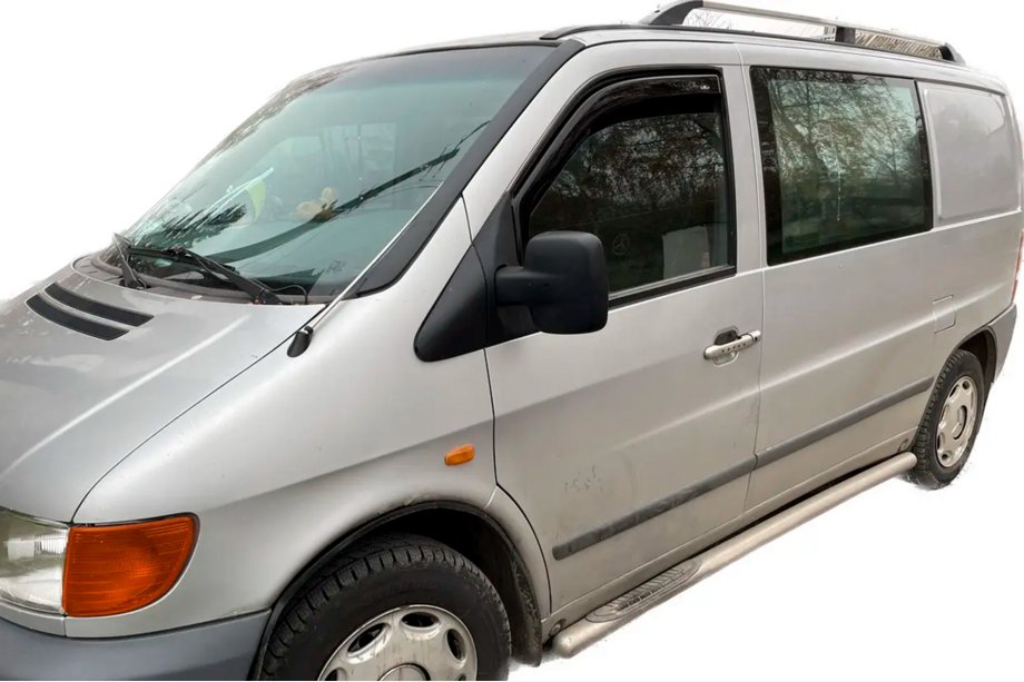 Mercedes Vito W638 1996-2003 In-channel window deflectors (2 pcs, HIC) Photo 7