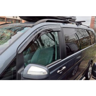 Window Deflectors (2 pcs, HIC) Mercedes Vito W639 2004-2014 photo 3