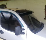 Fiat Doblo I 2001-2005 Windshield visor (black gloss, 5mm) photo 9