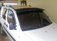 Fiat Doblo I 2001-2005 Windshield visor (black gloss, 5mm) photo 11
