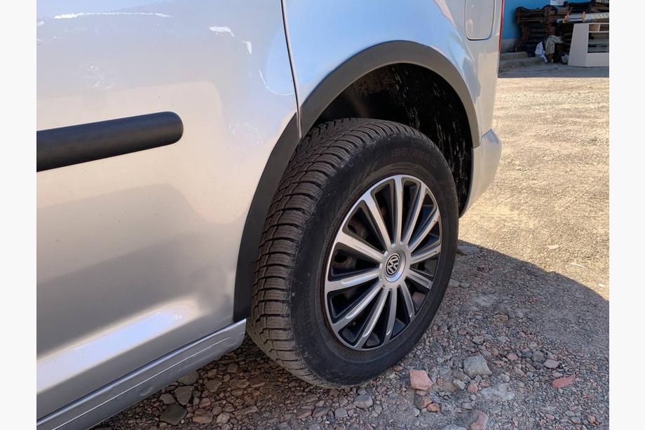 Volkswagen Caddy 2010-2015 Fender flares (black matte) Long Wheelbase (Plastic) Image