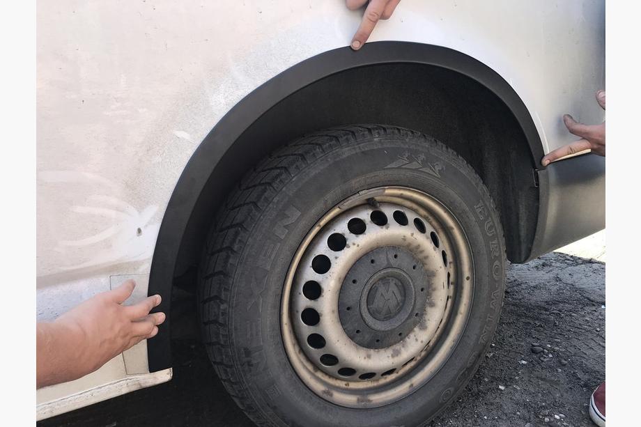 Volkswagen T5 2010-2015 Fender Flares (6 pcs, ABS) Photo 4