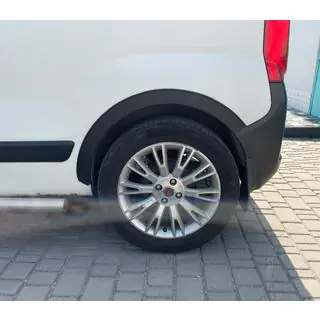 Fender flares (4 pcs, black) Fiat Fiorino/Qubo 2008-2024 photo 2