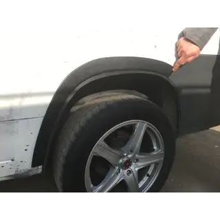 Fender flares (4 pcs, black) photo 4