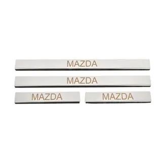 Door Sill Cover Carmos (4 pcs, Stainless Steel) V-3 photo 1
