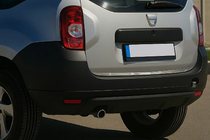 Dacia Duster 2008-2018 Trunk trim stainless steel OmsaLine - Italian Stainless Steel photo 1