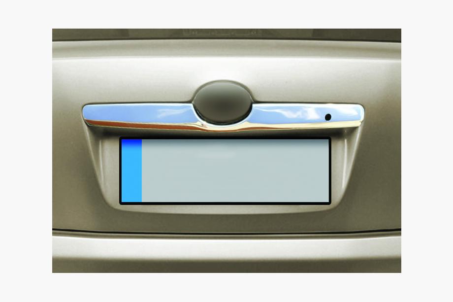 Toyota Camry 2006-2011 Chrome trim above license plate (stainless steel) OmsaLine - Italian Stainless Steel Photo 1