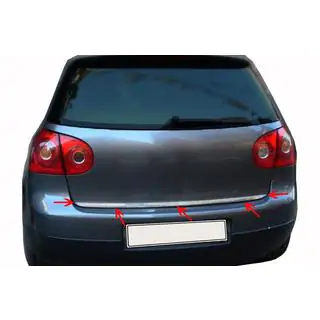 Trunk trim stainless steel photo 2