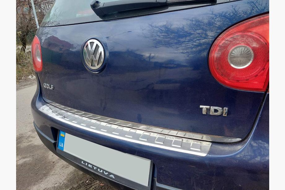 Volkswagen Golf 5 2003-2009 Trunk trim stainless steel OmsaLine - Italian Stainless Steel Photo 4