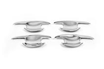 Mazda 6 2008-2012 Chrome door handle bowls with petals (4 pcs, plastic) photo 2