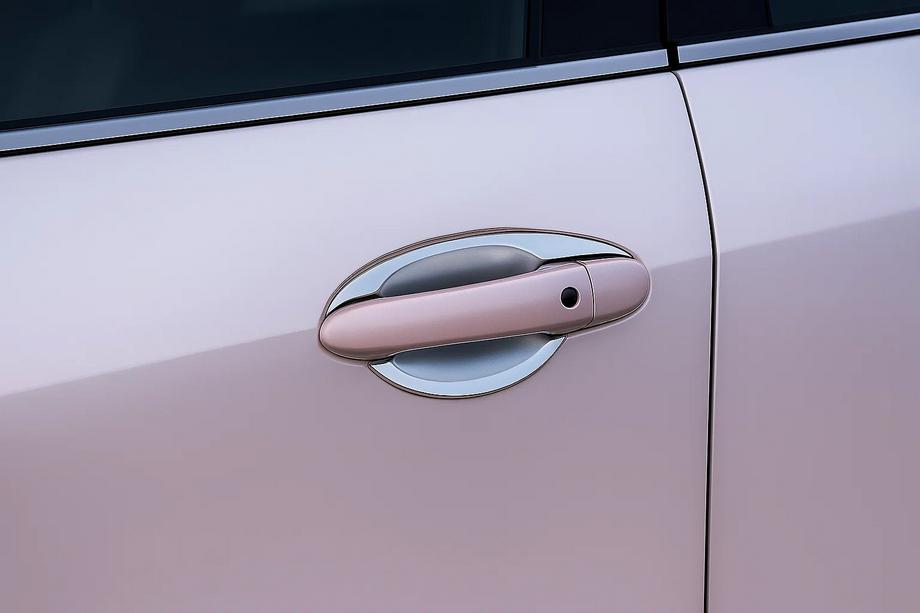 Mazda 6 2008-2012 Chrome door handle bowls with petals (4 pcs, plastic) Image