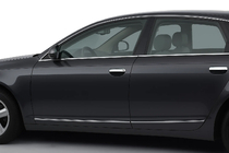 Audi A6 C6 2004-2011 Chrome Door Handle Covers (4 pcs, Stainless Steel) photo 1
