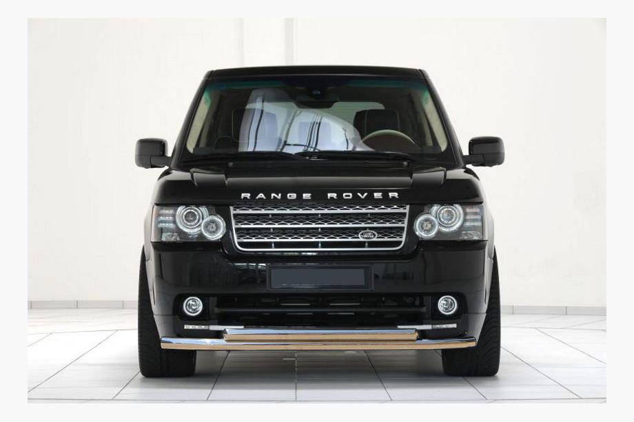 Range Rover III L322 2002-2012 Front Bull Bar ST014 (Stainless Steel) Image