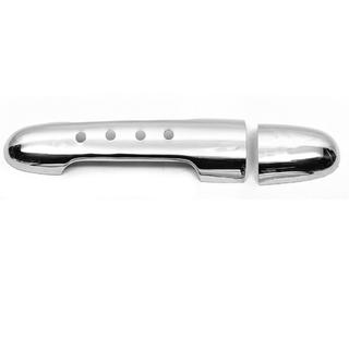 Chrome door handle cover with holes (1 pc, stainless steel) Mercedes Vito W639 2004-2014 photo 2