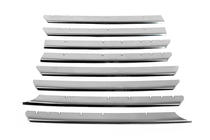 Volkswagen T4 Caravelle/Multivan 1990–2003 Chrome Grille Covers Straight Hood (8 pcs, Stainless Steel) photo 3