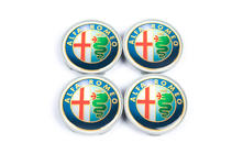 Alfa Romeo AlfaRomeo 68/64.5 mm V1 Silicone Wheel Center Caps (4 pcs) photo 2