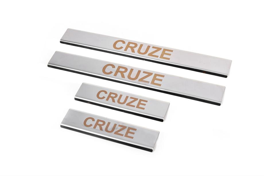 Chevrolet Cruze 2009–2015 Door Sill Covers V1 (4 pcs, Carmos) Image