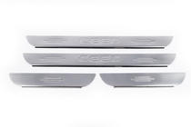 Kia Ceed 2007-2012 Carmos Door Sill Protectors (4 pcs, Stainless Steel) photo 2