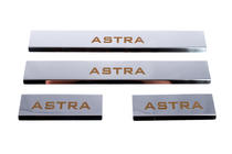 Opel Astra J 2009-2015 Door Sill Protectors Carmos V1 (4 pcs, Stainless Steel) photo 2