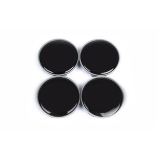 Wheel center caps 68/64mm V1 black (4 pcs) photo 2