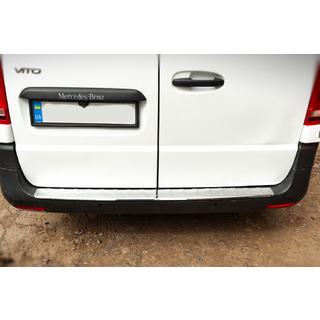 Rear Bumper Protector Carmos Stainless Steel Mercedes Vito/V-class W447 2014- photo 3