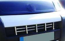 Peugeot Bipper 2008-2017 Grille trim cover (13 pcs, stainless steel) photo 3