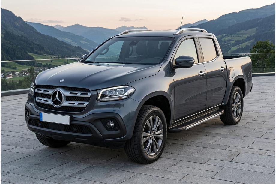 Mercedes X class 2017-2020 Side Steps Bosphore Grey (2 pcs, Aluminum) Image