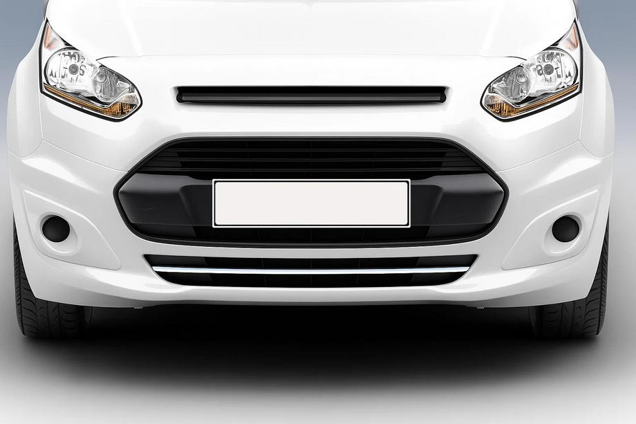 Ford Connect 2014-2021 Front bumper protector cover stainless steel (1 pc) Image