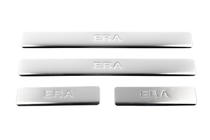 Hyundai Accent 2006-2010 Door Sill Protectors OmsaLine (4 pcs, Stainless Steel) photo 2