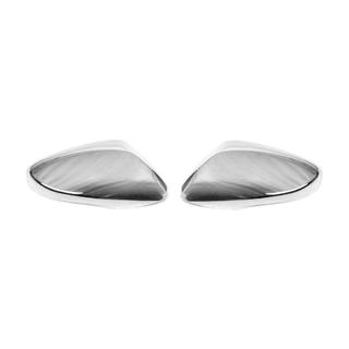 Mirror covers with indicator cut-out (2 pcs, stainless steel) photo 2