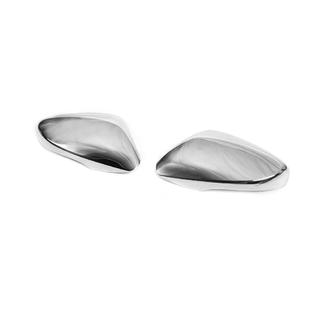Mirror covers with indicator cut-out (2 pcs, stainless steel) photo 3