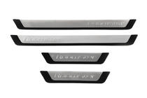 Skoda Roomster 2006-2015 Door Sill Protectors OmsaLine (4 pcs, Stainless Steel) photo 2