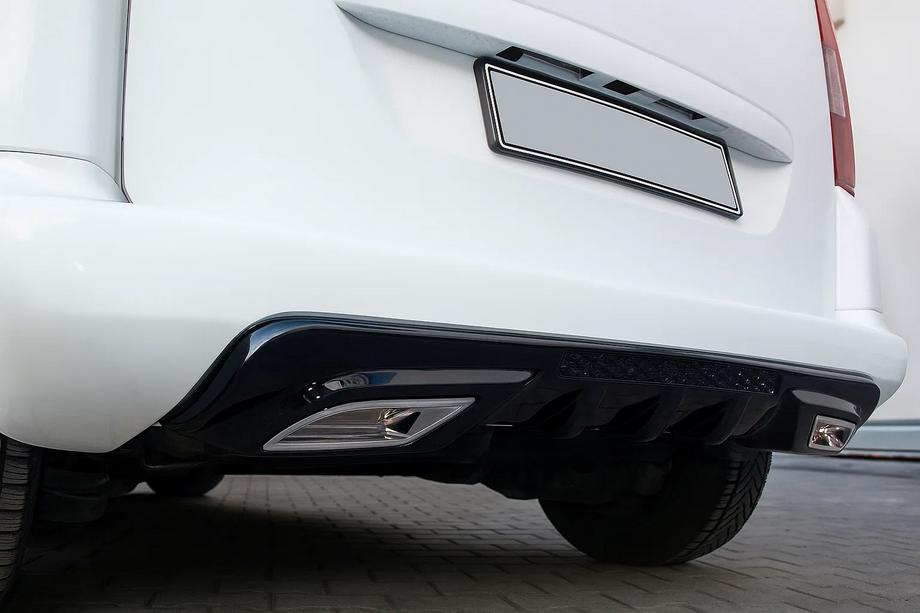 Peugeot Partner Tepee 2008-2018 Rear diffuser (primed for painting) Image
