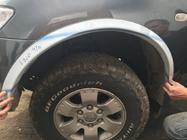 Mitsubishi L200 2006-2015 Stainless Steel Fender Trim (4 pcs) photo 4