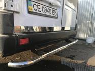 Volkswagen LT 1995-2006 Trunk trim (2 pcs, stainless steel) photo 3
